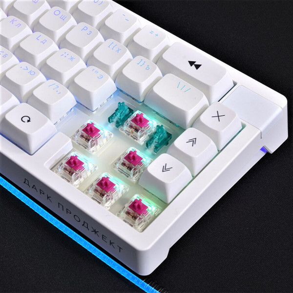 Dark Project KD65A Wireless White (G3ms Zircon Switch)  